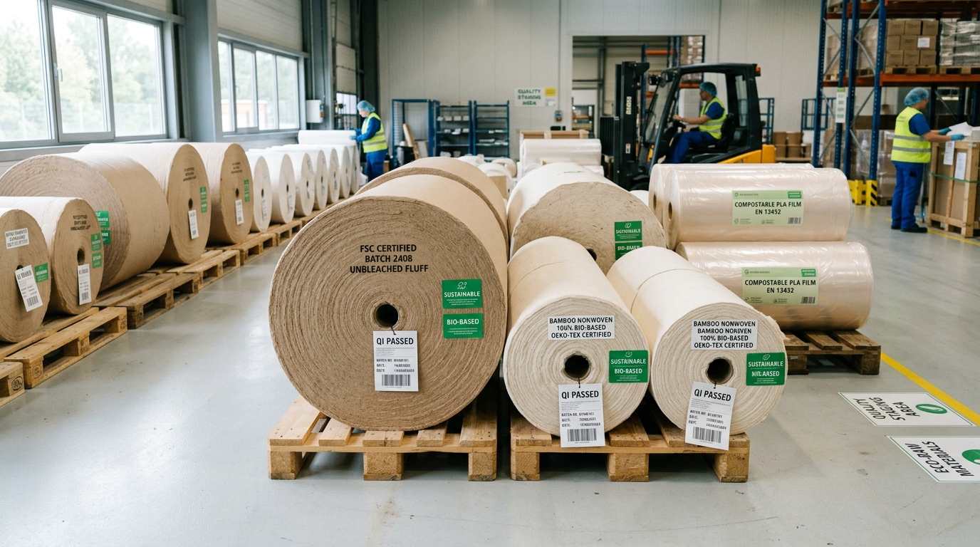 Microporous Breathable PE Cast Film & Nonwoven Lamination Rolls by Baron Hygiene