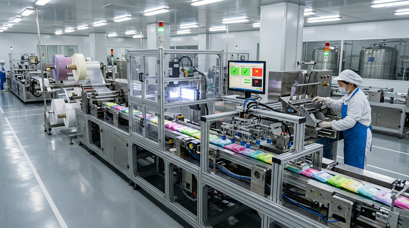 Baron Group Feminine Hygiene Sanitary Napkin Converting Line