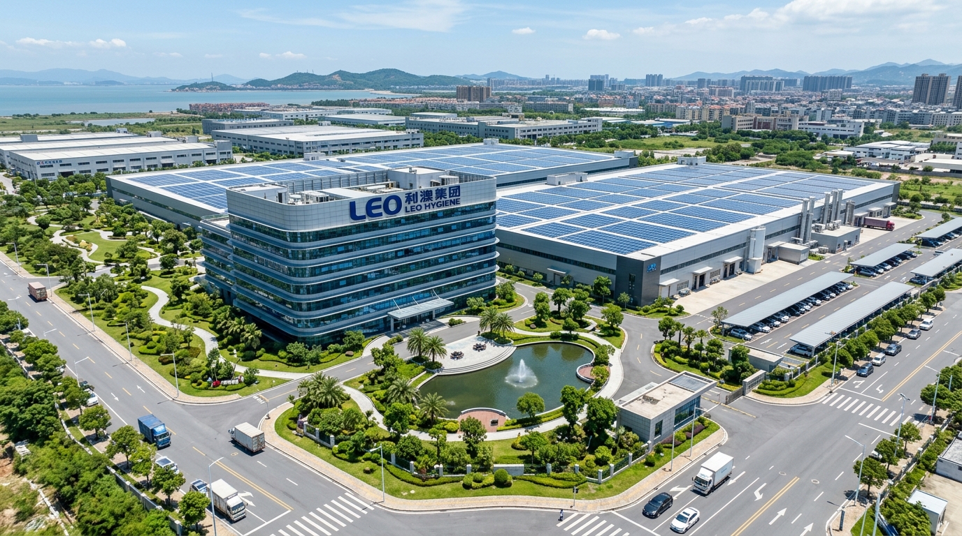 Baron Hygiene · Baron (China) Co., Ltd. (巴龙集团) Green Manufacturing Campus Rooftop Solar PV Panels Array Aerial View